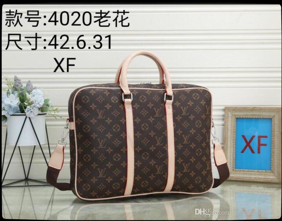 

1-22 LV LOUIS VITTON Men Handbags Briefcases Lawyer Leather Handbag Computer Laptop Bag Shoulder Bags Office Portable Bag
