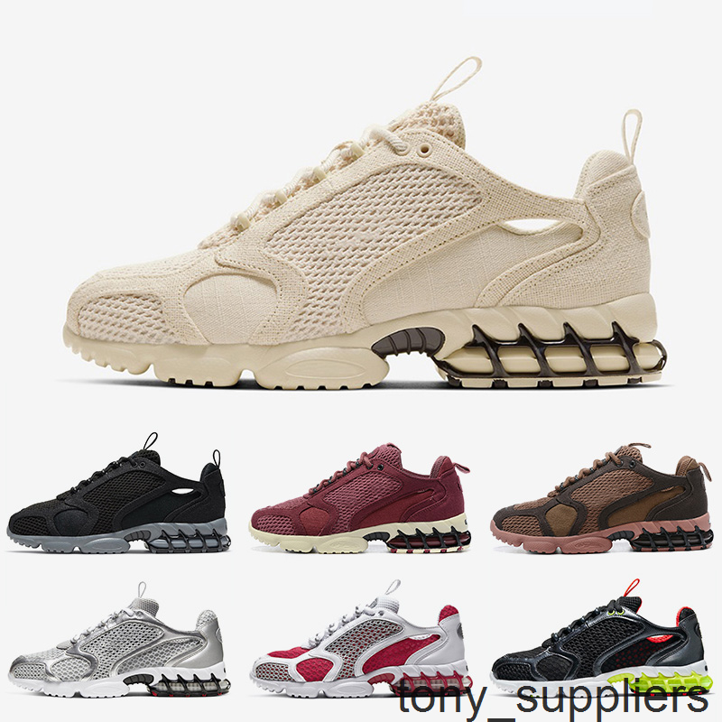 

Hot Selling Sand Zoom Spiridon Cage 2 zapatos womens mens running shoes Stussys Lemon Venon NIK Black Grey Red Silver Blue trainers sneakers, 13 36-45