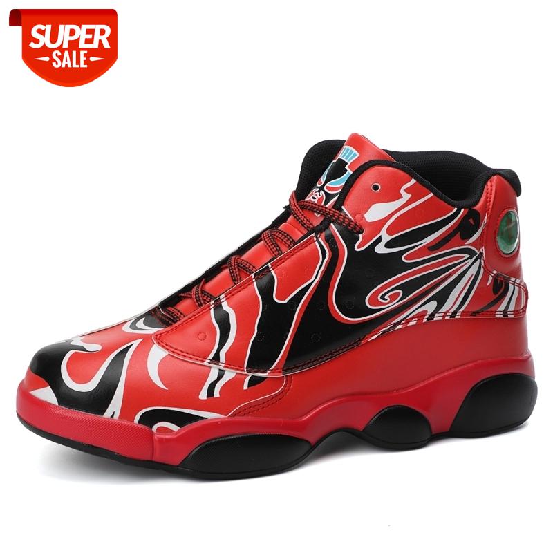 

FL JUMPMORE New Men High Top Basketball Shoes Culture Style Sneakers Men Gym Training Boots Breathable Sport Shoes Big Size 46 #LP4R