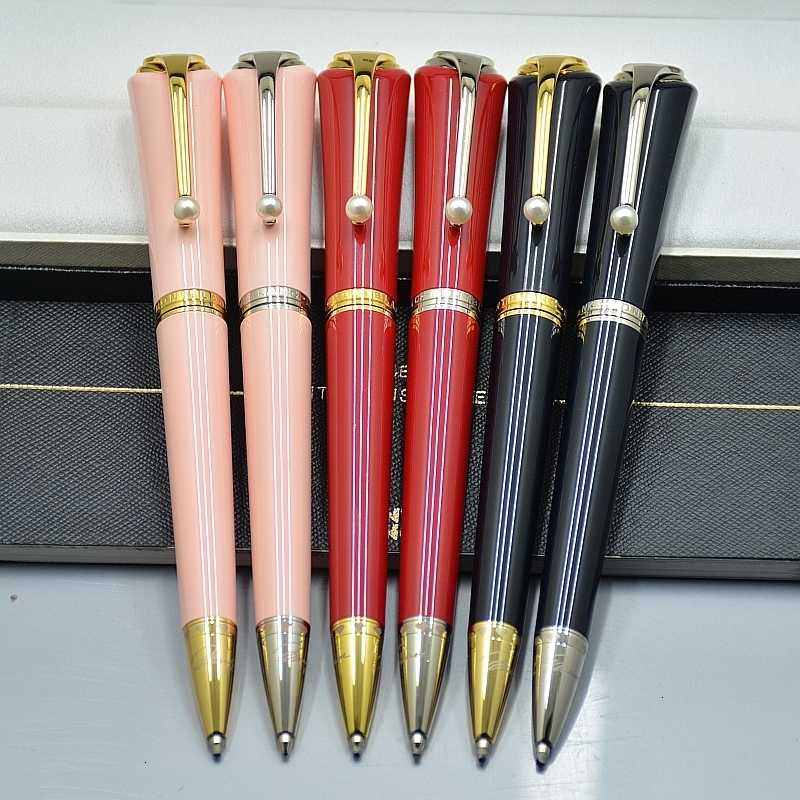 

Muses Luxury Monroe Pen Marilyn MtB Signature Branding Ballpoint pen Rollerball pens Writind office school supplies with Fashion Pearl Cap, As picture shows