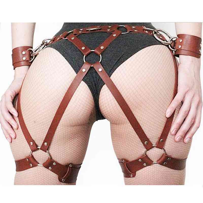SQ32 bracelet, belt and belt, one night club temptation fun binding, tie down-image-702916142