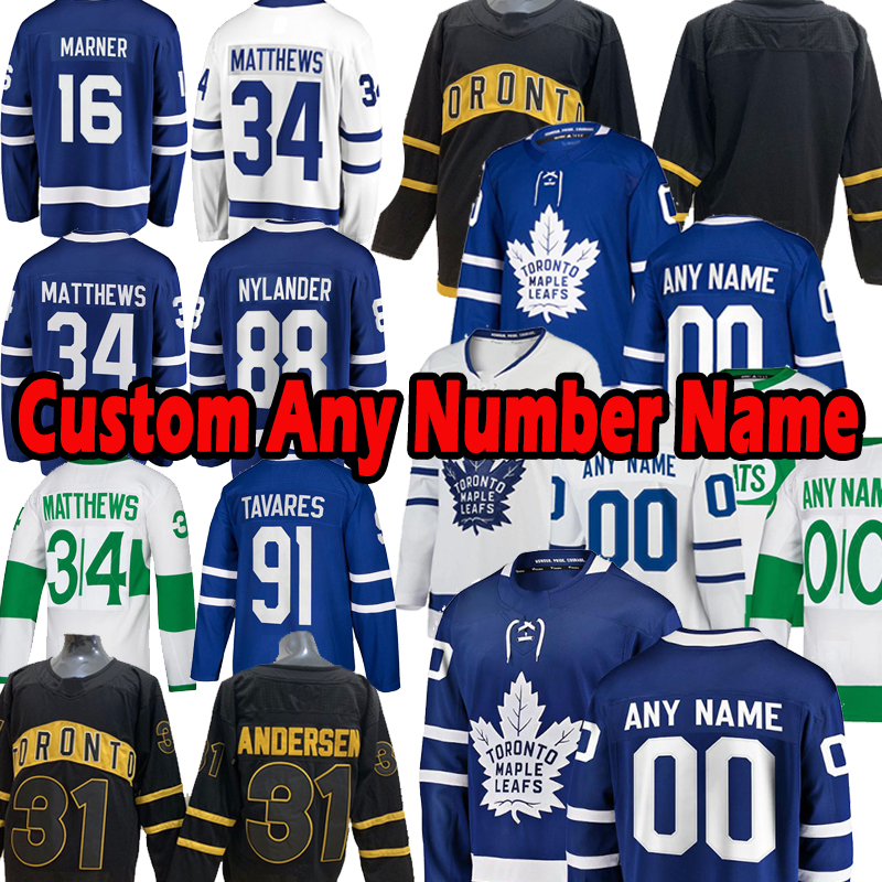 

Toronto maple leafs jerseys 91 Tavares 34 Matthews 16 Marne 97 Thornton 24 Simmonds any name any number Custom hockey jersey men women kids, Fengye