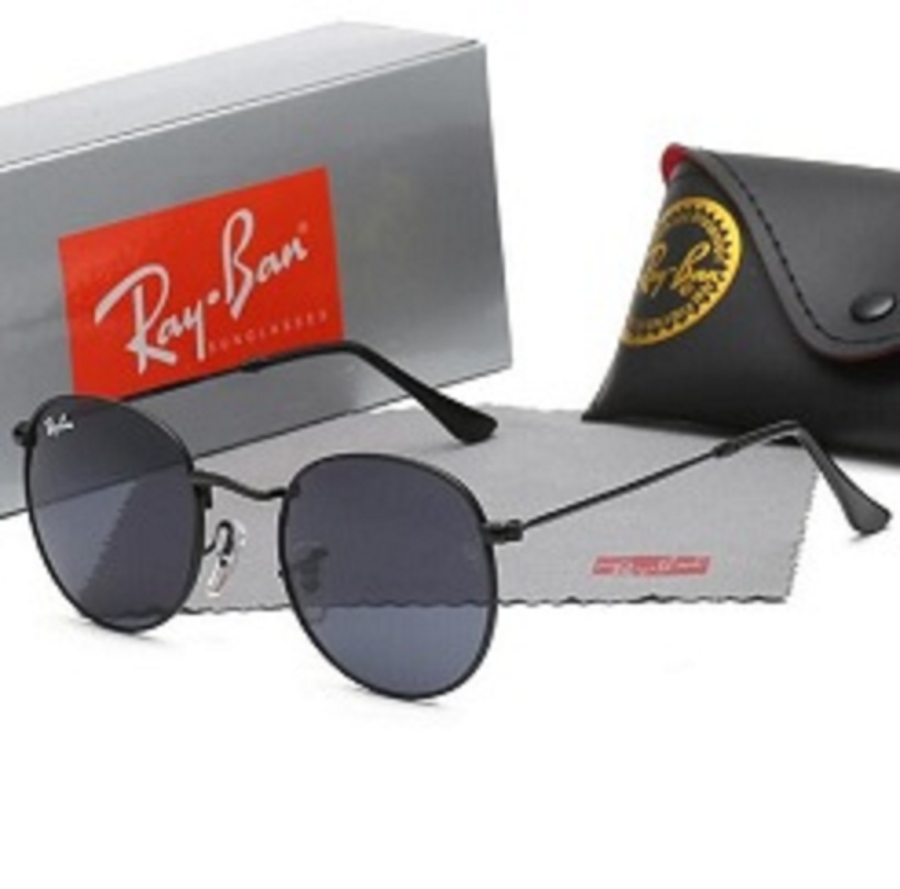 

HighQuality New Ray Men Women Sunglasses Vintage Pilot Brand Sun Glasses Band UV400 Bans Ben Sunglasses With Box and Case 3447, White;black