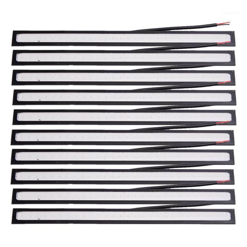 

Emergency Lights 10Pcs Universal Car 12V DRL Daytime Running Strip Day Driving COB LED 6000K-8000K 17cm Slim