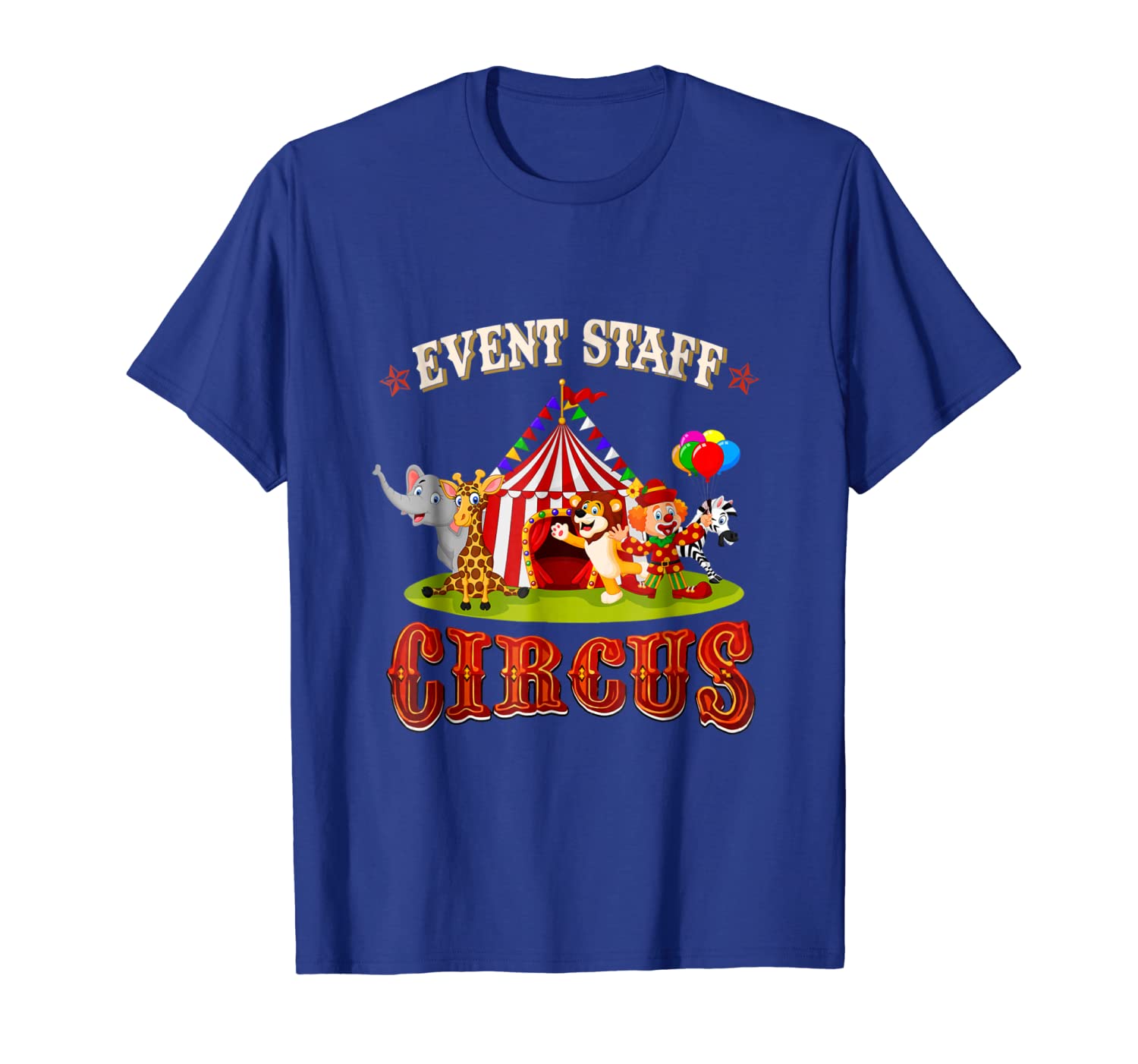 

Circus Event Staff Party Funny Birthday Carnival T Shirt, White;black
