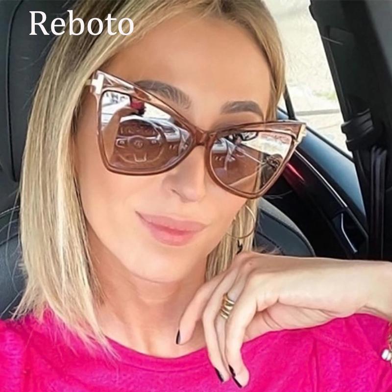 

Sunglasses Fashion For Women Retro Cat Eye Brand Designer Vintage Female Glasses Woman 2021 Luxury Ladies