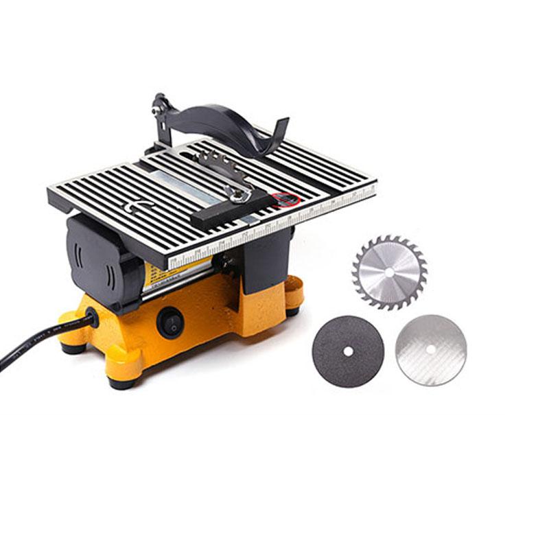 

Machining 1pc 220V/110V 60W Mini Table Saw Bench Alloy Blade Diamond Cuts Stone Wood Copper Aluminium Lead EU Plug US