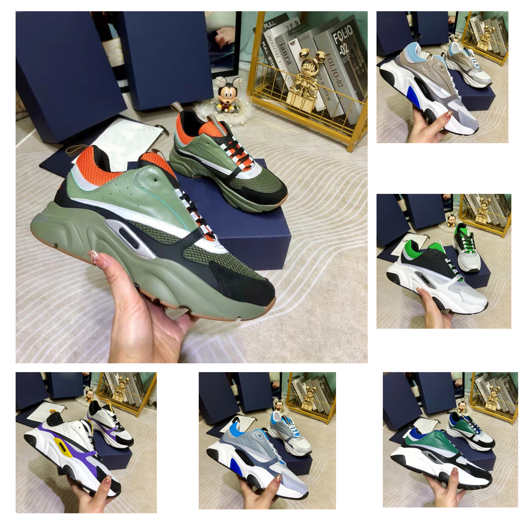 

Green Designers Sneaker Calfskin Trainers Men Women Luxury Shoes Casual Shoe Flat Outdoor Patchwork Designer Sneakers 36-46, White