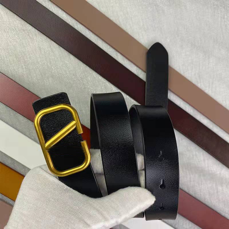 Belts for Women Designer Fashion Men Genuine Leather Belt mens Classic Letter Double buckle man jeans belt width 3.8CM-image-816789407