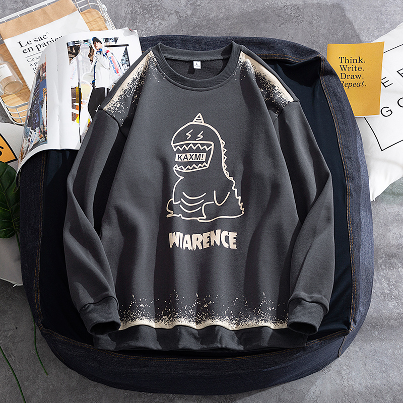 

New 2021 Brand Men's Hoodie Spring Harajuku Anime Tops Long Sleeve Streetwear Plus Size Clothes Casual Korean Style Fashion Clothing Ulxr, Dark grey