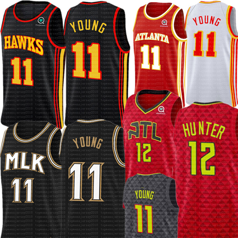 

Trae 11 Young Jersey De'andre 12 Hunter Jersey Retro Mesh Spud 4 Webb Basketball Jerseys Swingman Player Jersey City Edition, New