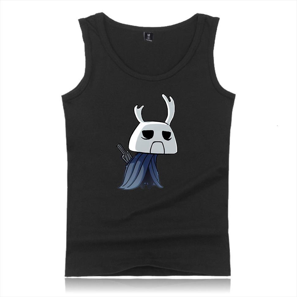 

hollow knight fashion printed mens tank women men summer cool sleeveless casual trendy streetwear clothes, White;black