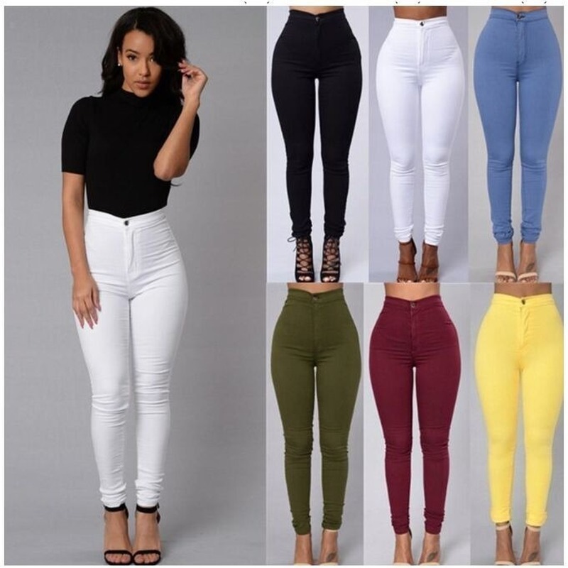 

2021 New Summer Thin Drawing Pencil Sweet-colored Ny-fitting Casual Female Pantalone Jeans Mujer Women's Pants Young 's 7cye, Burgundy