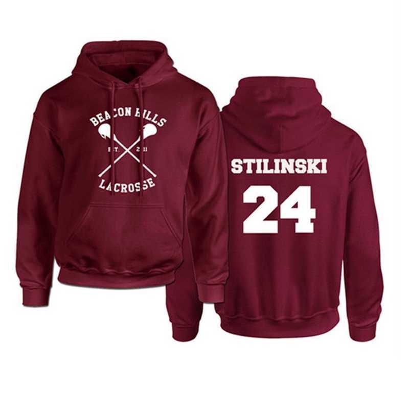 

Man Teen Wolf Hoodie Men Stilinski 24 Lahey Mccall Sweatshirt Male Print Hooded Hiphop Hoodies Streetwear