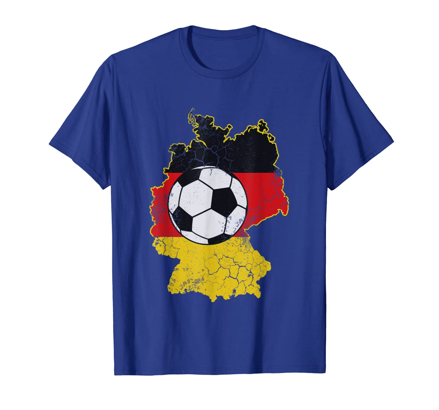 

German Soccer T-Shirt Germany Football Shirt, White;black