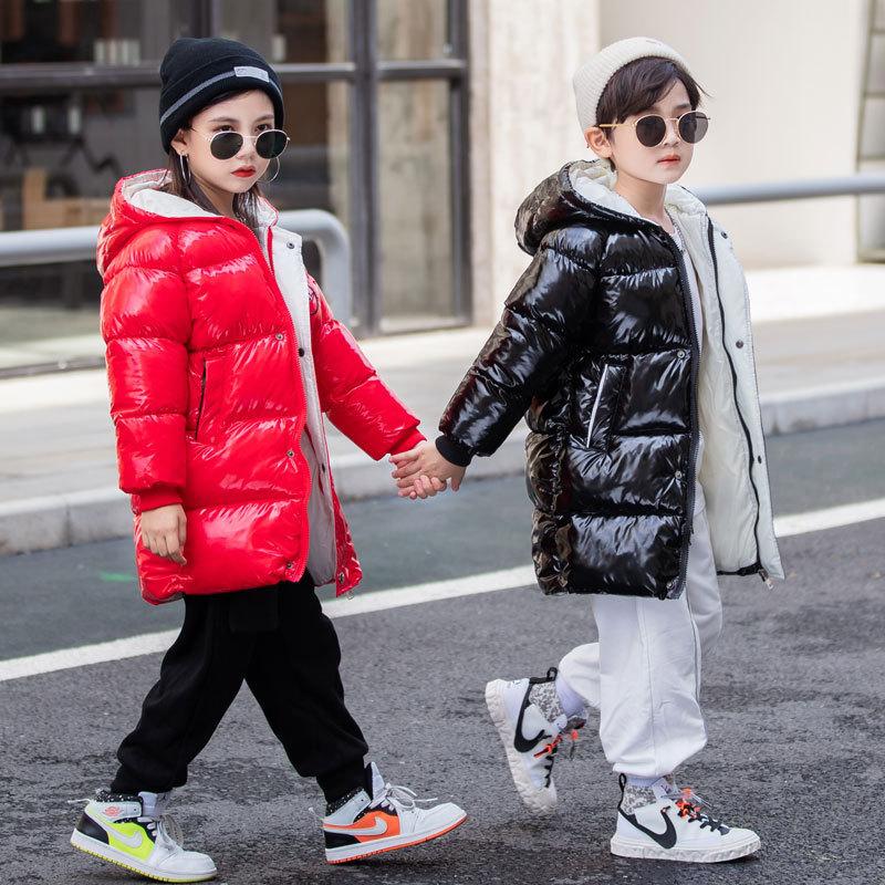 

Down Coat Winter Baby Parkas Clothes For Girls Fashion Boy Girl, Blue;gray