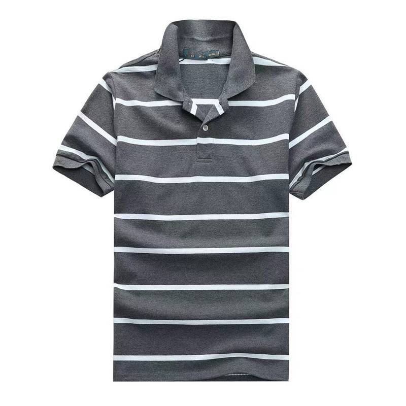

New quality Men's Polo Shirt Embroidery patchwork Designer Short Sleeve T Shirt Fashion Classic Polos Spring Clothes Tees Mens polo T shirt