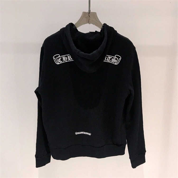 

Chcrosin Embroidery Trendy Sanskrit Dark Zipper Men' and Women' Hooded Sweater Coats Dly1, White