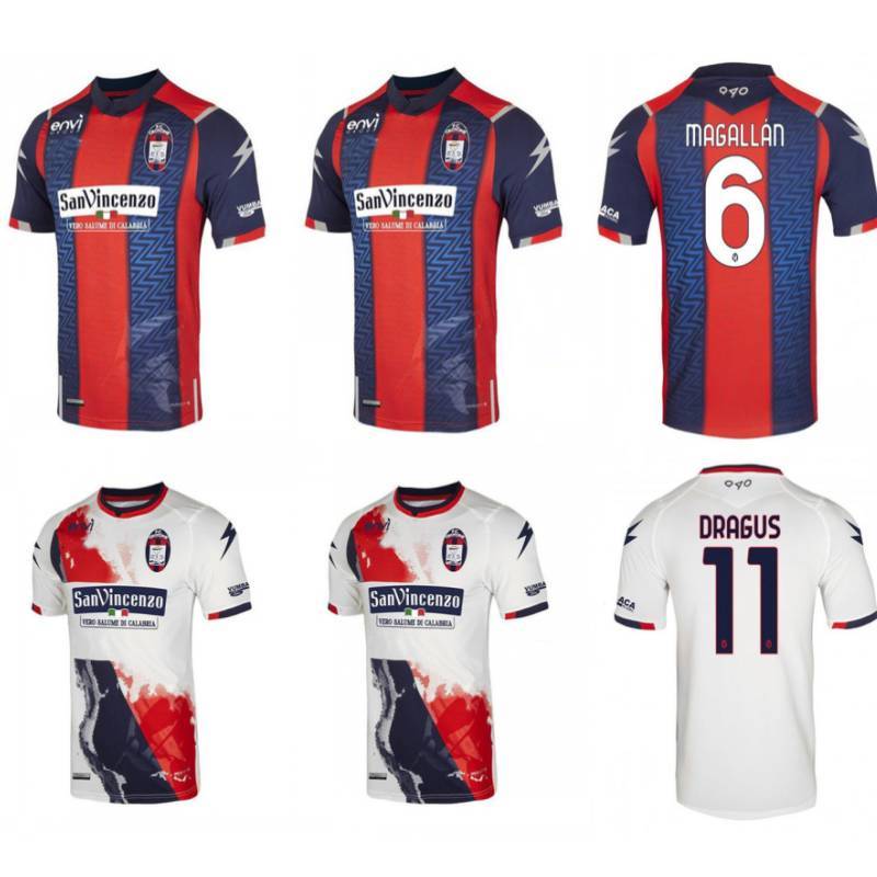 

2020/21 FC CROTONE Soccer Jersey 2021 #10 BENALI MAGALLAN LUPERTO Shirt Mens #11 DRAGUS DJIDJI PETRICCIONE EDUARDO Football Uniform, Home