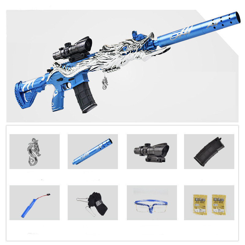 

M416 Water Crystal Bomb Bullet Toy Gun Electric Automatic Shooting Weapon Blaster Model Adults CS Go Fighting Guns For Boys