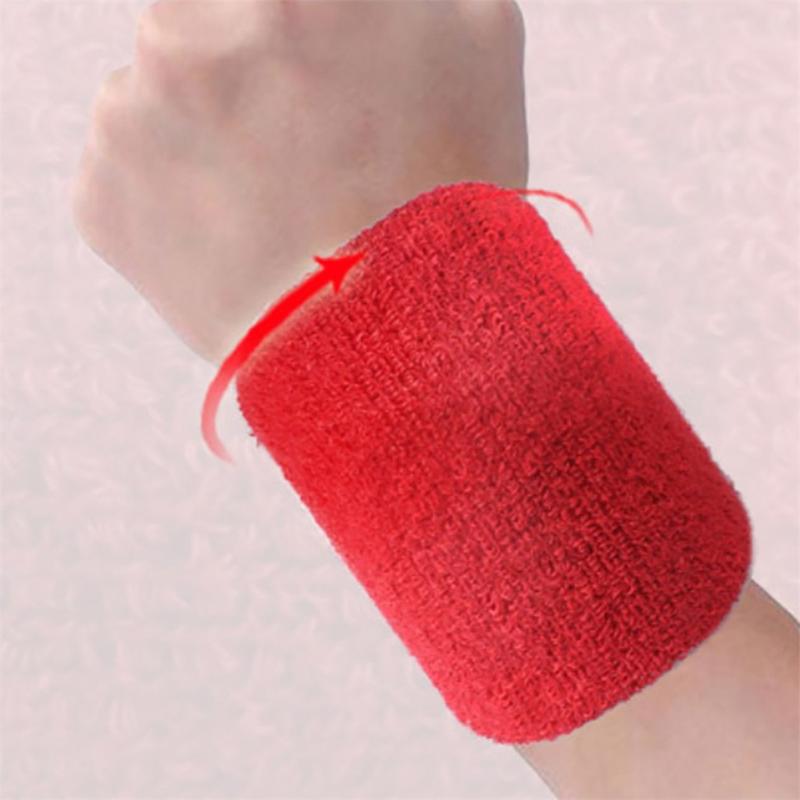 

1pc Wristbands Sport Sweatband Hand Band Sweat Wrist Support Brace Wraps Guards For Gym Volleyball Basketball Tennis Hot