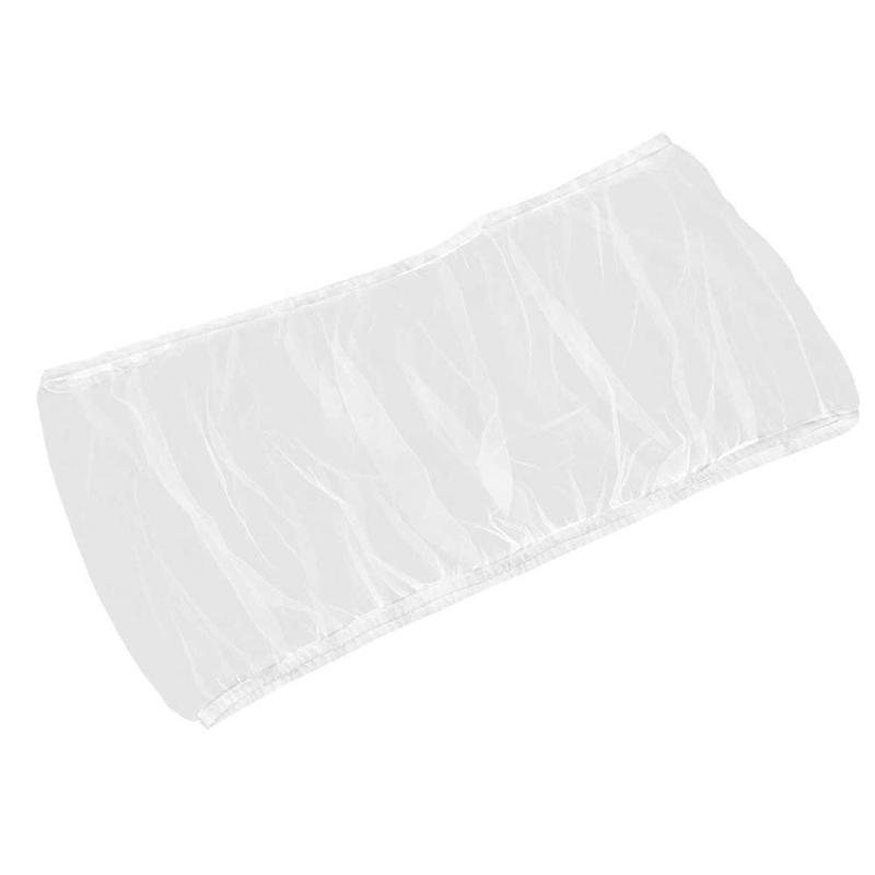 

Bird Cage Cover Seed Catcher Bird Cage Mesh Net Cover Skirt Guard (White-M