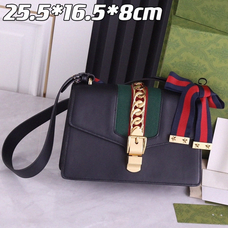 

Designer Luxury Sylvie Cream Red Navy Leather Womens Shoulder Bag Sylvia Crossbody Handbags Fashion Bags G0vY#