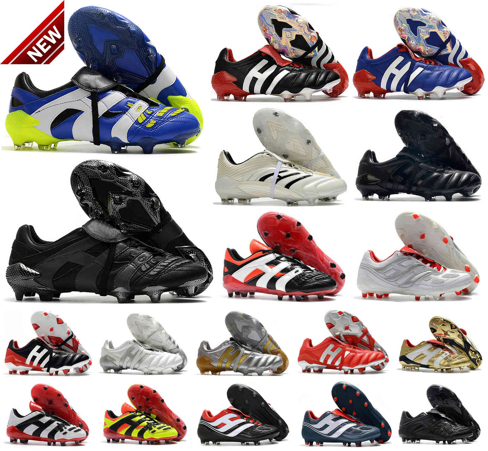 

Men Predator ABSOLUTE 20 Accelerator Eternal Class 20+ soccer shoes Mutator Mania Tormentor Electricity Precision 20+x FG Beckham Zidane, 18 fg