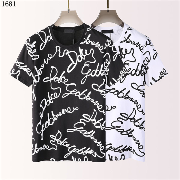 

2021ss spring and summer new high grade cotton printing short sleeve round neck panel T-Shirt Size: m--xl-xxl-xxxl Color: black white mm272wx42, Customize