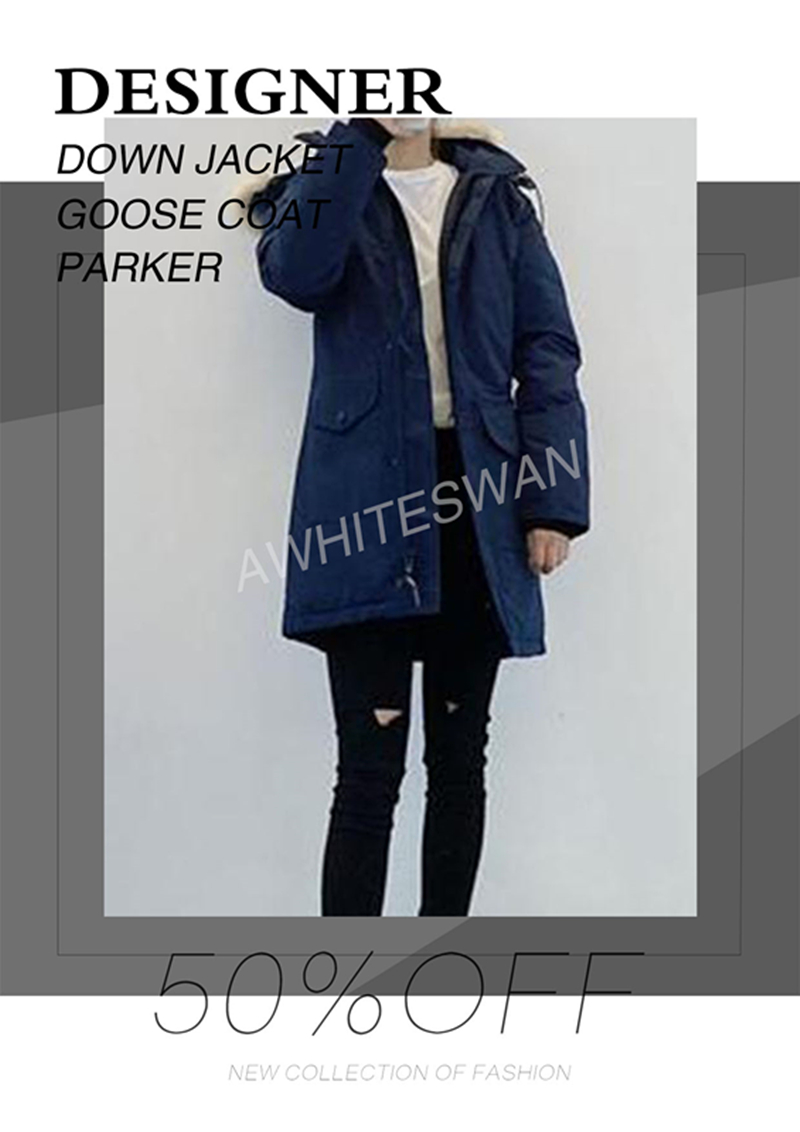 

2021Top Quality Down Coat Women Thick real wolf fur Hooded Winter Parka Ladies Long Parkas Designer Hoodies Jackets Warm coat, Photo style and color