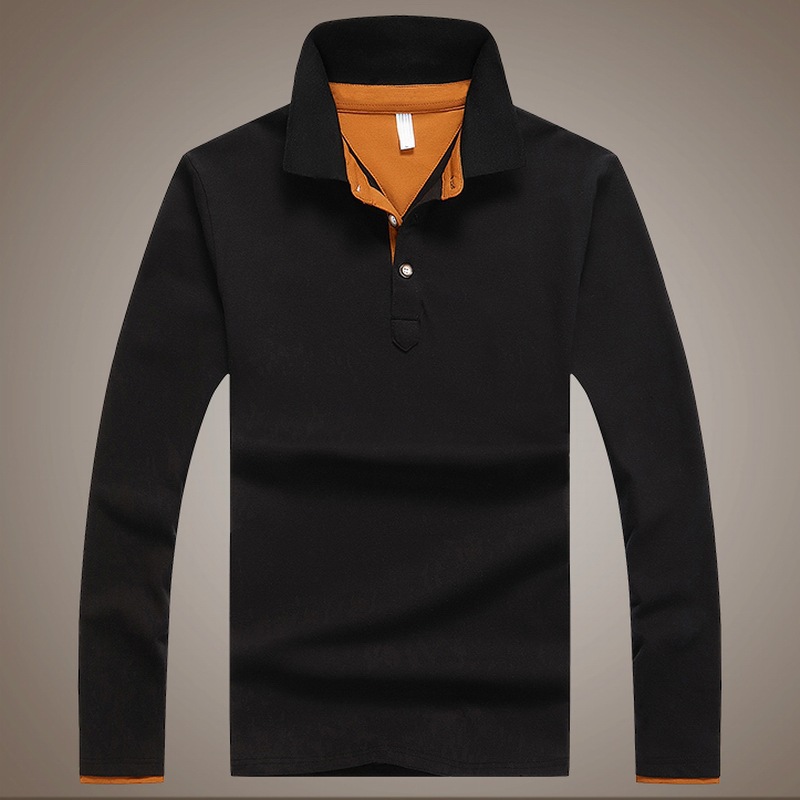 

designers mens shirts Polos men embroidery harmont Long-sleeve T-Shirt Plus 6 Colors Casual Turn-down Collar Good Quality Shirt blaine, Gery and orange