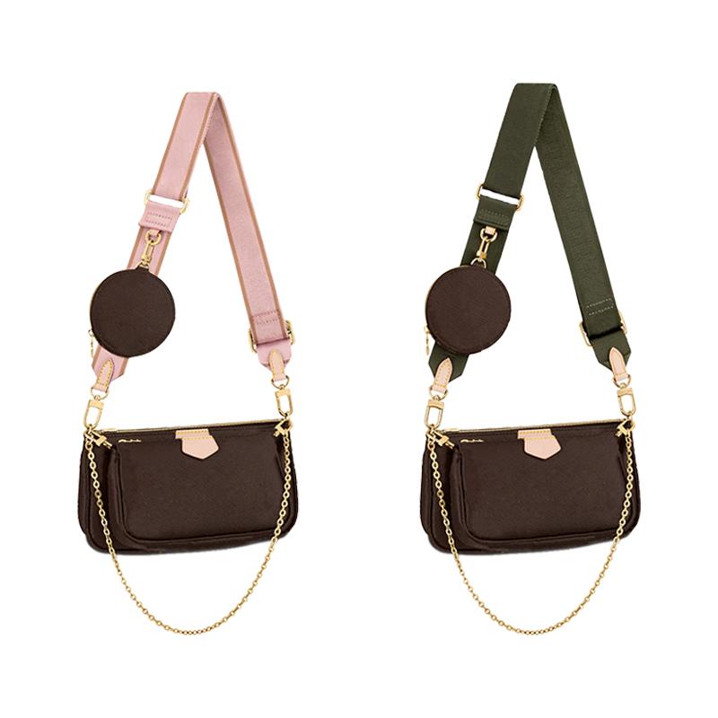

2021 SS ladies Shopping Bags lady handbag Three in one handbag Underarm bag Classic Famous women Fashion Shoulders Handbags Cross Body shoulder bags, Color a