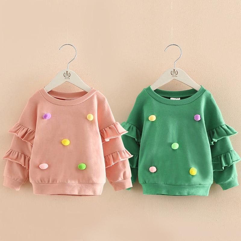 

Hoodies & Sweatshirts 2021 Spring Autumn 2 5 6 7 8 9 10 Years Children'S Birthday Gift Flare Trumpet Sleeve Decoration Coat Kids Baby Girl S, Black