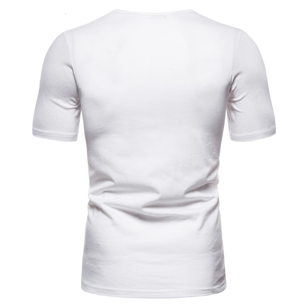 

2021 New Man T-shirt O-neck Short Sleeve Men t Shirt for Male K84e, Ivory