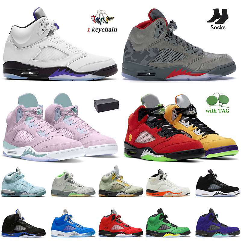 

With Box 5s Mens Women Basketball Shoes Jumpman 5 Concord Easter Camo What The Shattered Backboard Bluebird White Oreo 2022 Raging Bull High OG Trainers OG Sneakers, D9 alternate bel 36-47