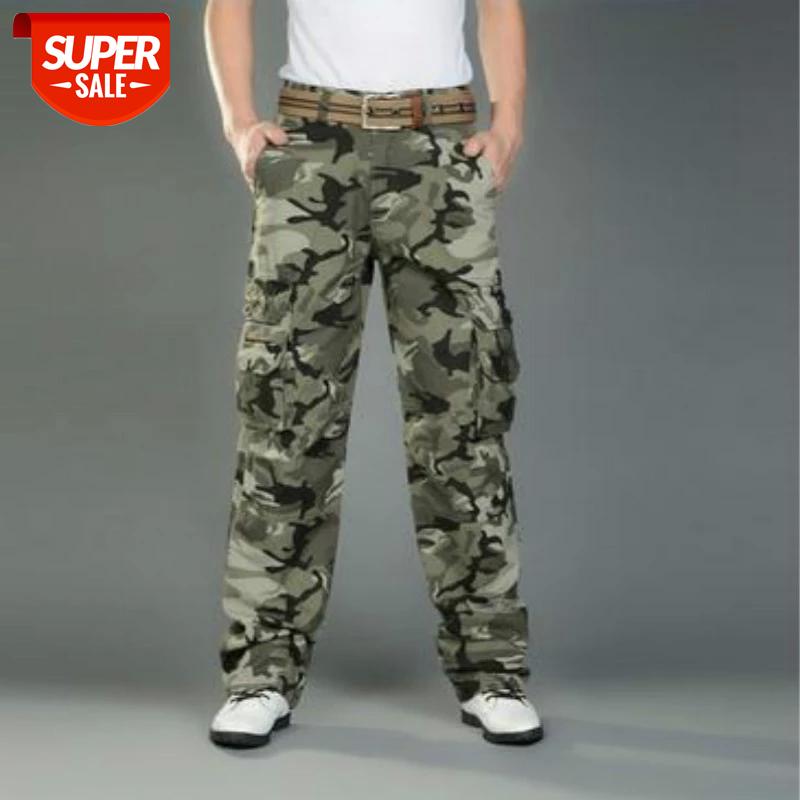 

28-40 Special Offer Promotion 2020 Mens Jogger Autumn Pencil Men Camouflage Military Comfortable Cargo Trousers Camo Joggers #kj7o, Black