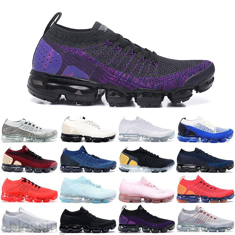 

2021 Vapores FK Moc 2.0 Mens Casual ShOes Fly 3.0 knit Black White Air Cushion WOmens Sneakers BE TRUE Sports Run Trainers Tn KK88, Color 12