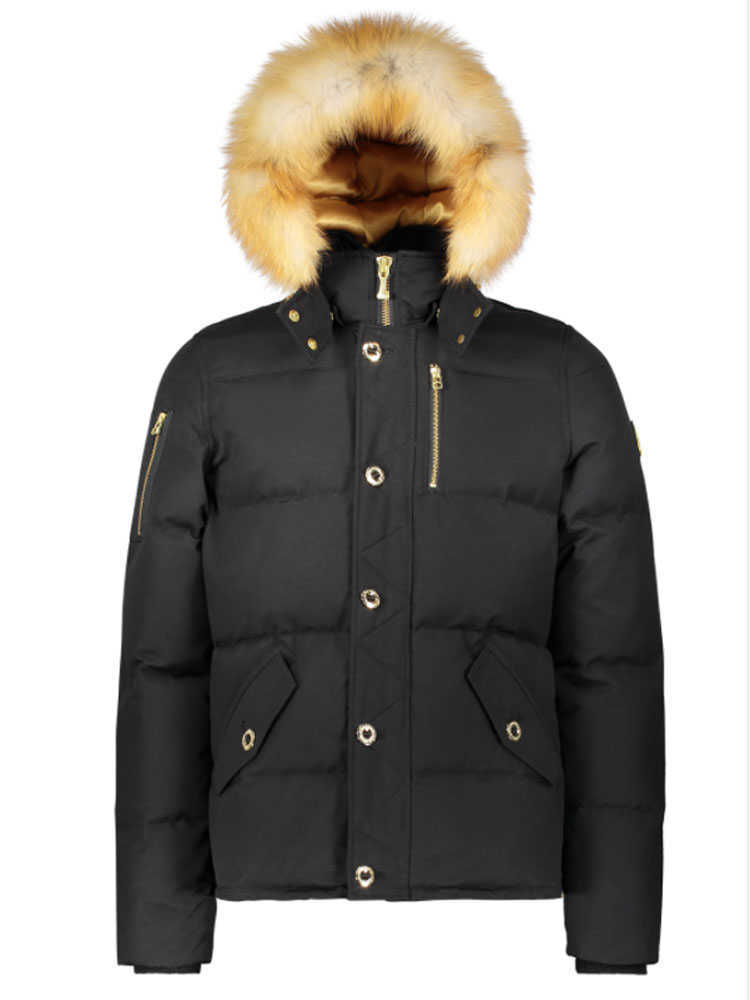 

Gold Lining Label Mens Canadian MosenKuclkers 3Q Minnentonk Parka Goose Down Jacket Reak Fur Warm Outerdoor Coat Extreme Weather Q0901, Blk with blk fur