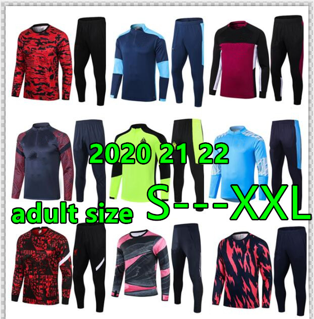 

2020 2021 men new designers tracksuits soccer football training Marseille tracksuit survetement foot hombre chandal futbol chanda tuta, Black;yellow