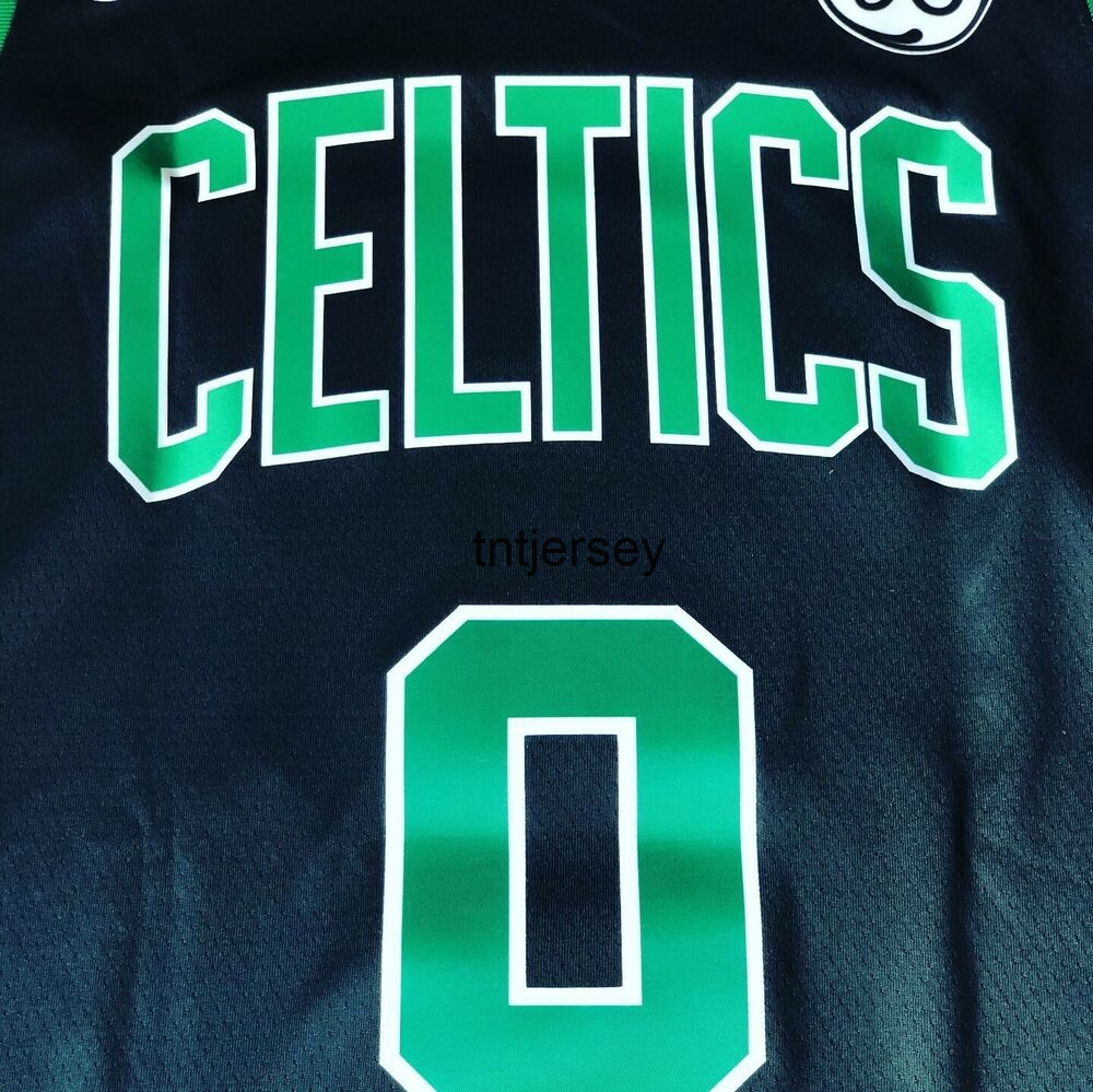 

Cheap Custom Jayson Tatum #0 Black Patch Swingman Jersey Stitched Mens Women Youth XS-6XL Basketball Jerseys