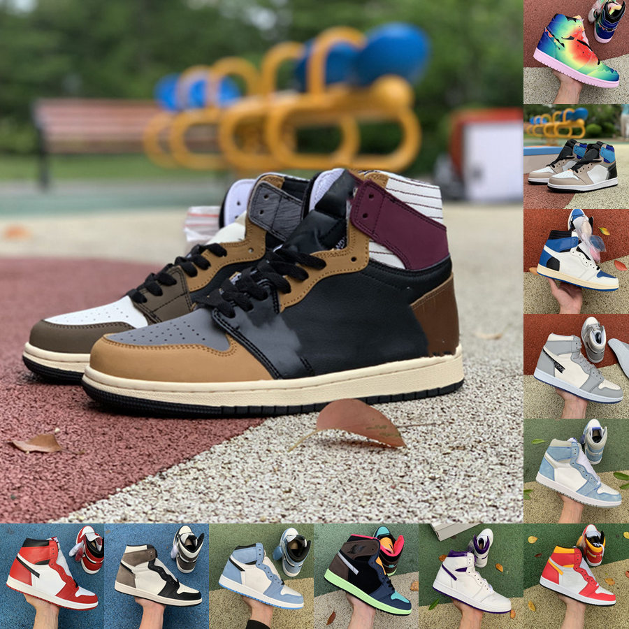 

1 1s Jumpman Fragment men women basketball shoes JORDÁN J Balvin Hyper Royal University Blue mens high Dark Mocha Light Fusion Red Lucky Green Chicago sneakers, Metallic gold