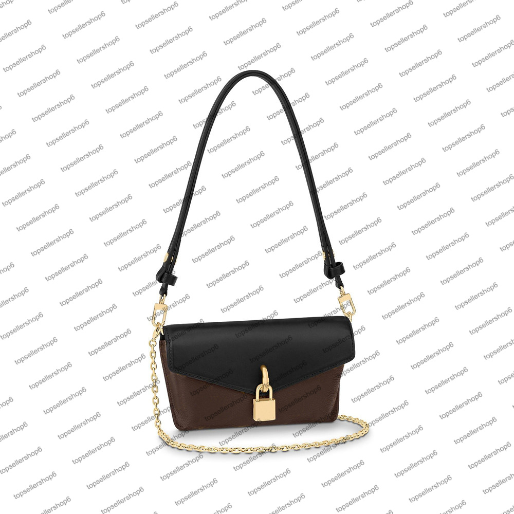 

M80559 PADLOCK ON STRAP Designer women bag Lock handbag Purse canvas Natural cowhide-leather mini clutch shoulderbag CROSSBODY, Invoice/no pay