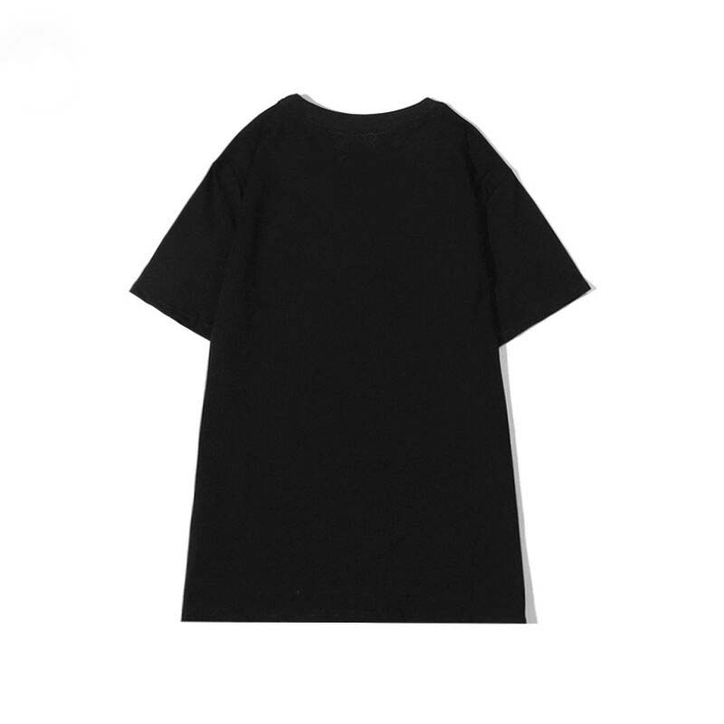 

2021 Luxury Casual T-shirt New men's Wear designer Short sleeve T-shirt 100% cotton high quality wholesale black and white size S~2XL, White;black