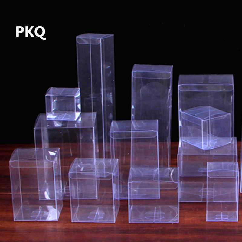 

30pcs PVC Transparent Box Plastic Gift Packaging Wedding Favors Chocolate/Candy Rose/Souvenir Display 30 sizes 211026