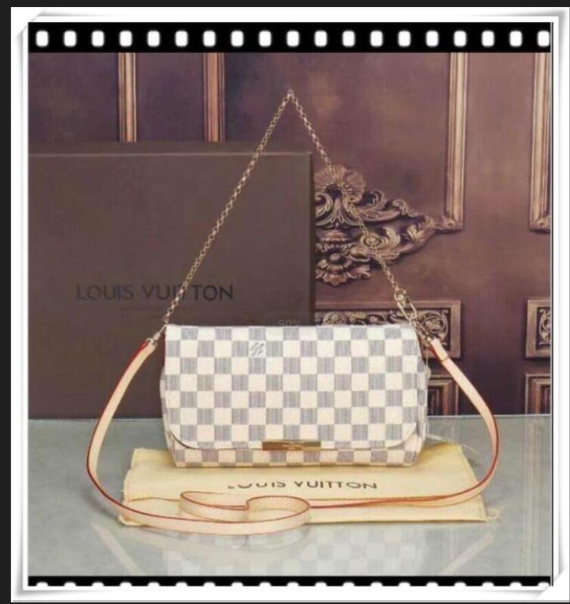 

LV LOUIS VITTON FAVORITE NEW shoulder bag New Fashion Chain Crossbody Bags Ladies Handbags women Cosmetic bag wallet, Red;black