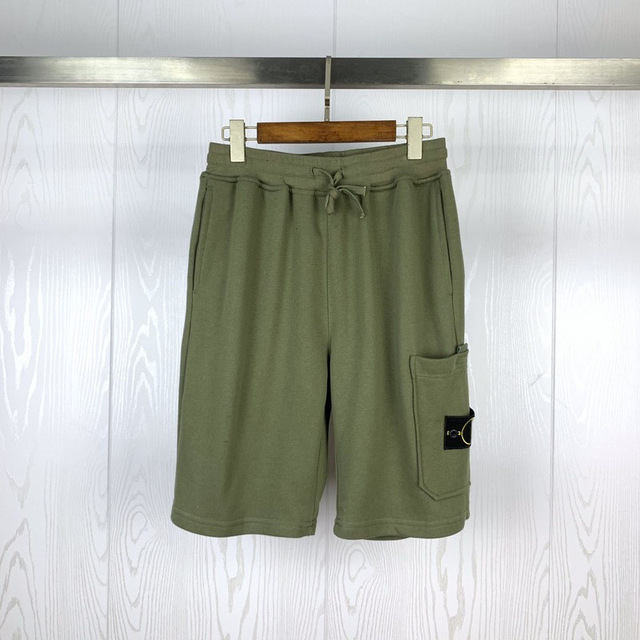 

21SS Spring Summer Cargo Shorts Women Military Style Cotton Men Multi Pocket Casual Compass Badge Embroidery 030205, White;black