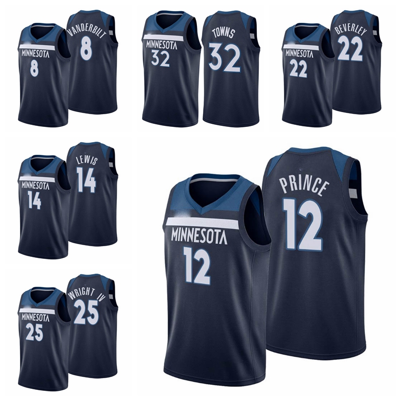 

Minnesota''Timberwolves''Men Icon Patrick Beverley Matt Lewis McKinley Wright IV Taurean Prince Jarred Vanderbilt Navy 2021 Basketball Jersey
