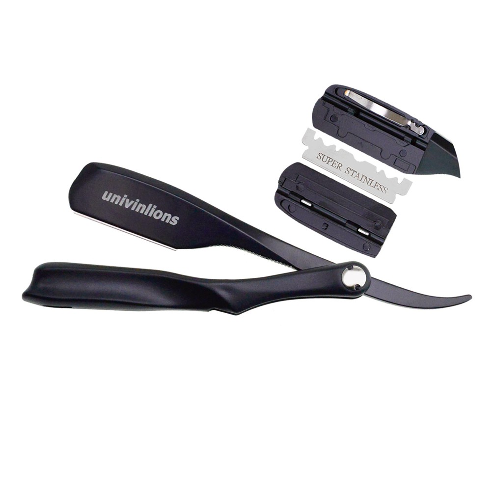 

Spring Design 74 Blades Dural Edge Razors Anti Slip Hair Removal Razor Shaving Shavette Knife Beard Face Underarm Body Eyebrow