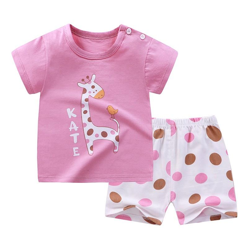 

Clothing Sets Baby Costume Printed Cartoon Cute Toddler Girl Outfit Summer Short Sleeve T Shirts Shorts 2 Piece Set Girls ClothingClothing, Randomboy