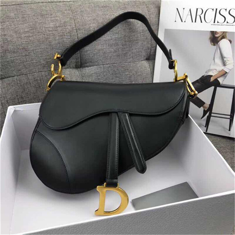 

Designer Luxury Handbags Purses Women Shoulder bag Genuine Leather with Houndstooth Fabric CrossBodybag Saddle Handbag High Quality
